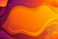 Colorful abstract background with smooth shapes for graphic design and web templates