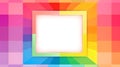 colorful abstract background with square frame and space for your text. Royalty Free Stock Photo