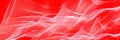 Colorful abstract background with wavy red lines. Panoramic backdrop Royalty Free Stock Photo