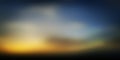 Colorful Abstract Blurry Image - Cloudy Sky in the Dusk, Night Closing - Wide Scale Background Creative Design Template