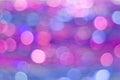 Colorful abstract bokeh background. Circle lights of blurred tin Royalty Free Stock Photo