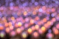 Colorful abstract bokeh blur defocus  background.Bokeh background for festival season.Gold bokeh blur defocus in black. Royalty Free Stock Photo