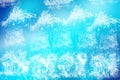 Colorful abstract bright blue background texture with brush strokes. Space for text. Royalty Free Stock Photo