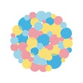 Colorful Abstract Bubble Pattern Design Royalty Free Stock Photo