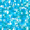 Colorful abstract chaotic random mosaic pattern background design Royalty Free Stock Photo