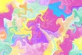 Colorful, abstract and creative paint illustration for backround