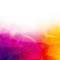 Colorful abstract crystal background.