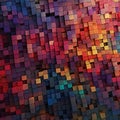 Colorful abstract cubes background Royalty Free Stock Photo