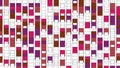 Colorful abstract digital barcode pattern with squares and linear arrangement Royalty Free Stock Photo
