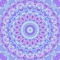 Retro Boho Hippie Groovy Funky Trippy Abstract Digital Mandala Art