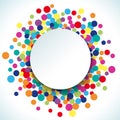 Colorful abstract dot background Royalty Free Stock Photo