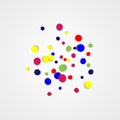 Colorful abstract dot background. Vector illustration for bright design. Color texture holiday element wallpaper. Royalty Free Stock Photo