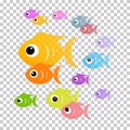 Colorful Abstract Fish Illustration
