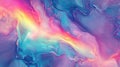 Colorful abstract fluid art with pink and blue swirls creating vivid visual patterns