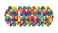 Colorful Abstract Geometric Hexagon Pattern, vector design Generative AI Royalty Free Stock Photo