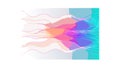 Colorful Abstract Gradient Flowing Lines Vector, vector design Generative AI Royalty Free Stock Photo