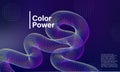 Colorful abstract gradient poster. Color purple flow blend circle bright vibrant presentation cover. Web banner Royalty Free Stock Photo