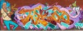 Colorful Abstract Graffiti World