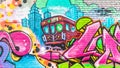 Colorful Abstract Graffiti World