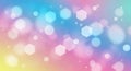 Colorful abstract hexagons blurred background Royalty Free Stock Photo