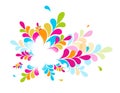 Colorful abstract illustration. Vector Royalty Free Stock Photo