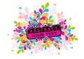 Colorful abstract illustration. Vector Royalty Free Stock Photo