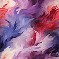 Colorful abstract image of feathered wands with swirling vortexes (tiled)