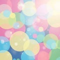 Colorful abstract image featuring overlapping translucent circles in Royalty Free Stock Photo