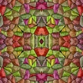 Colorful abstract kaleidoscope, seamless texture with color