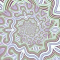 Colorful abstract kaleidoscopic mandala geometric background illustration