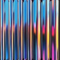 Colorful abstract metallic reflection with vertical lines and vibrant hues Royalty Free Stock Photo