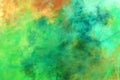 Colorful abstract paint background blue green orange tropical summer colors painting texture with bright brush strokes pattern Royalty Free Stock Photo