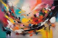 colorful abstract painting background. modern motif on artcolorful abstract painting background. Royalty Free Stock Photo