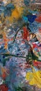 Colorful abstract paintings texture bacgrounds Royalty Free Stock Photo