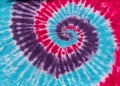 Colorful Abstract Psychedelic Swirl Tie Dye Design