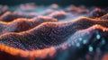 Colorful abstract rendering showcases flowing data streams in a digital landscape, emphasizing movement and energy