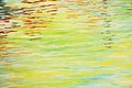 Colorful abstract rippled water