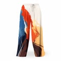 Colorful Abstract Scene Graphic Print Women\'s Pants