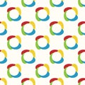 Colorful abstract seamless pattern