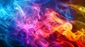 Colorful abstract smoke waves Royalty Free Stock Photo