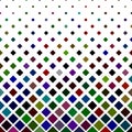 Colorful abstract square pattern background - vector illustration from diagonal squares in dark tones Royalty Free Stock Photo