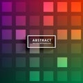 Colorful abstract squared tiles background