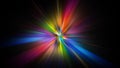 Colorful abstract Star burst light explosion background Royalty Free Stock Photo