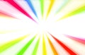 Colorful abstract Star burst light explosion background. Vector illustration. Royalty Free Stock Photo