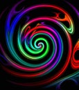 Colorful abstract swirl design Royalty Free Stock Photo