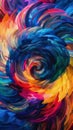 Colorful abstract swirl design Royalty Free Stock Photo