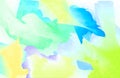Colorful abstract textured modern art background illustration. Watercolor abstract background. Light Greenl abstract background.
