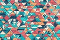 colorful abstract triangular patterncolorful abstract triangular patternabstract color triangles Royalty Free Stock Photo