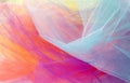 Colorful Abstract Tulle Background and Textures #2 Royalty Free Stock Photo