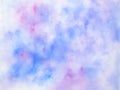 Colorful abstract vector background. Soft watercolor stain. Wat